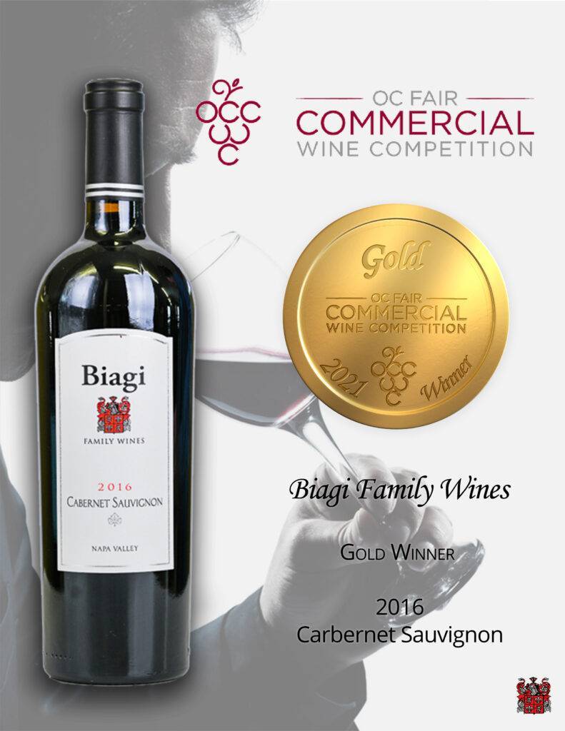 OC Fair Commercial Wine Competition - Biagi Bros Gold Winner